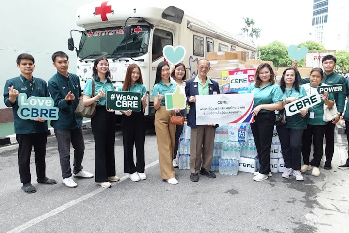 CBRE Flood Donation