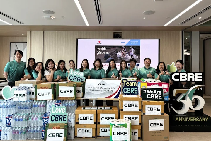 CBRE Flood Donation